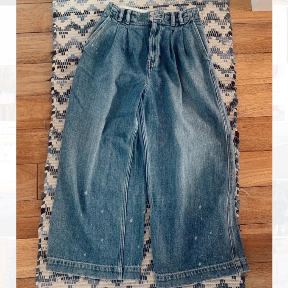Free People Wide Leg Jeans